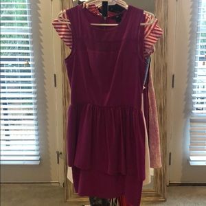 Purple tiered dress from H&M